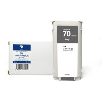 NV Print NVP-C9450A Струйный картридж 70 (NV-C9450A) Gray для HP DesignJet Z2100 / Z3100 / Z3200 / Z5200 / Z5400 (130 мл) совместимый