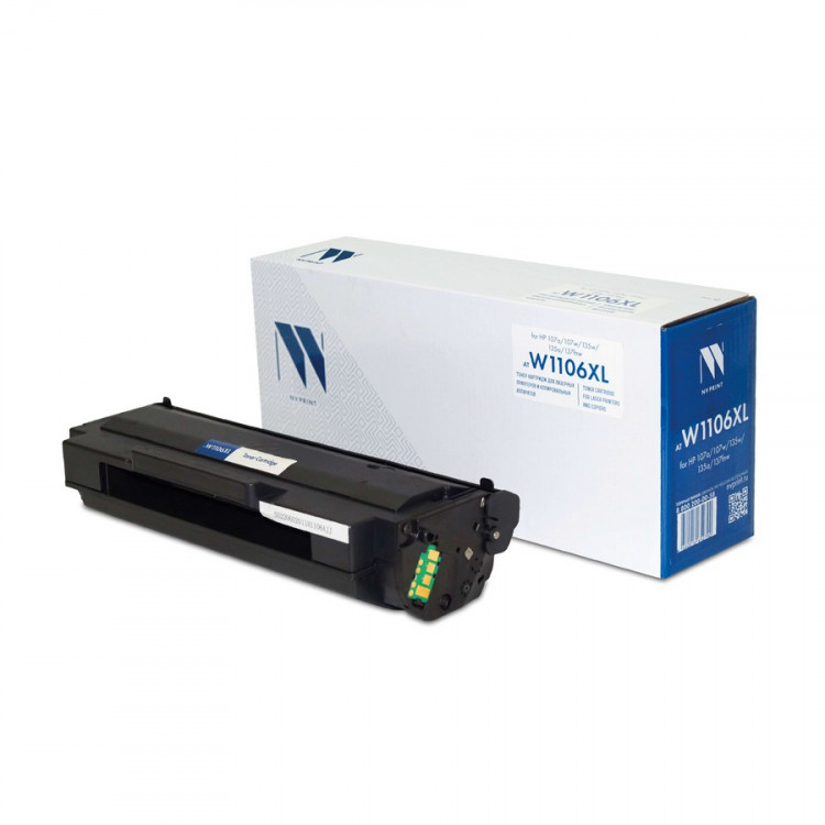 NV Print NVP-W1106XL Тонер-картридж совместимый NV-W1106XL для HP 107a / 107w / 135w / 135a / 137fnw (5000k)