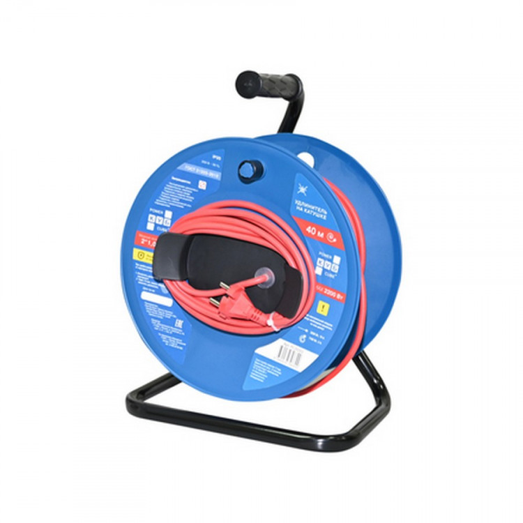 Силовой удлинитель POWER CUBE PC20202 40м (на катушке б/зем) (ПВС 2х1,0) Силовой удлинитель POWER CUBE PC20202 40м (на катушке б/зем) (ПВС 2х1,0)