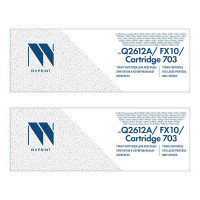 NV Print NVP-Q2612A/NVP-FX-10/703 UNIV-SET2 Картридж совместимый NV-Q2612A / NV-FX-10 / 703 UNIV-SET2 для HP / Canon LaserJet 3015 /  3030 /  1012 /  1010 /  1015 /  3020 /  1020 /  1022 /  1022N /  1022NW /  1018 /  3050 /  3052 /  3055 /  1018 /  3050Z 