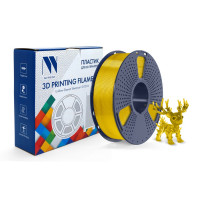 NV Print NVP-3D-PLA-P-TRANSP-YELLOW Филамент NVPRINT PLA+ Transparent Yellow для 3D печати диаметр 1.75мм  длина 330 метров  масса 1 кг