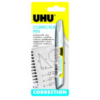 Корректирующая ручка UHU Correction Pen, 8мл (UHU 19/B)
