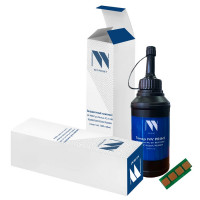NV Print NVP-PC-211/box Заправочный комплект для Pantum PC-211EV P2200 / P2207 / P2507 / P2500W (тонер 70 г + чип многоразовый) совместимый