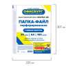 Папки-файлы перфорированные ОФИСБУРГ, А4, комплект 100 шт., гладкие, 30 мкм, 227525