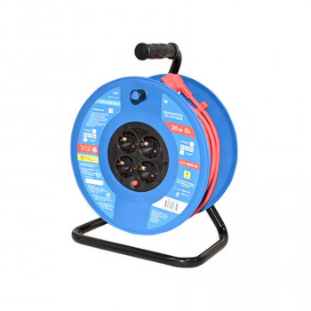 Силовой удлинитель POWER CUBE PC20501 30м (на катушке зем) 4 розетки (ПВС 3х1,5) Тип: Sp+4Ss/AC-16A-30Цена: за 1 шт.