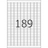 HERMA 10001/4344 (круглые углы) Этикетки самоклеющиеся Бумажные А4, 25.4 x 10.0, цвет: Белый, клей: не перманентный (removable - обладает свойствами стикера), для печати на: струйных и лазерных аппаратах, в пачке: 25 листов/4725 этикеток