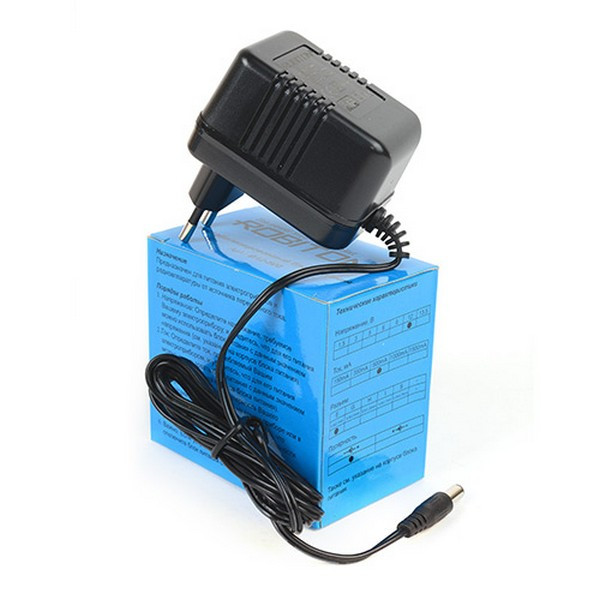 Адаптер/блок питания ROBITON B12-500 5,5х2,1/12 (-)