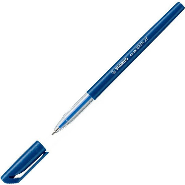 Ручка шариковая STABILO excel Needle 828 NF, F 0,38 мм., пишущий узел-игла, цвет чернил: Синий (STABILO 828/41NF)