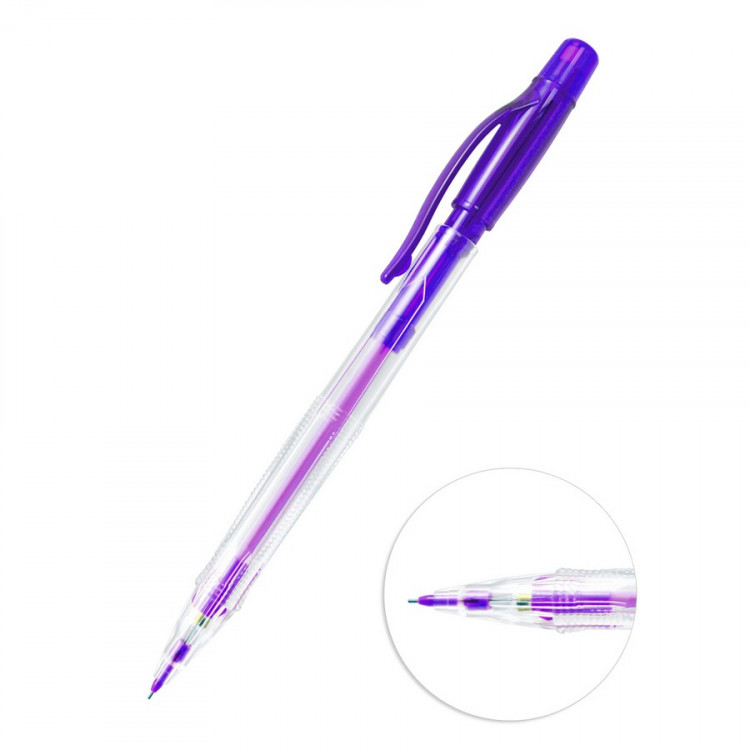 Карандаш механический Penac m002 crystal 0,5 мм HB фиолетовый (PENAC SA1303-08)