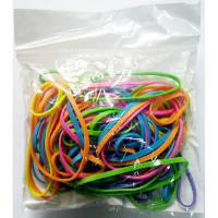Резинки банковские SXLT цветные, 50 гр (13-HighHope-P099050F)