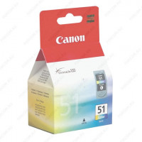 Canon 0618B001 Картридж цветной CL-51 для Canon PIXMA MP450/PM170/150/iP6220D/6210D/2200/1600 (увеличенный ресурс) Использовать до 07/2013