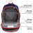 Рюкзак BRAUBERG CLASSIC, легкий каркас, премиум материал, "Lion", синий, 37х32х21 см, 228829
