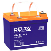 Energon Delta HRL 12-33 X Аккумуляторная батарея DELTA HRL 12-33 X (12В / 33Ач, Тип: AGM, Клемма: Болт М6, ДхШхВ: 195х130х155мм (Полная высота: 168мм), срок службы: 12 лет, Гарантия: 2г, вес: 11,2кг)