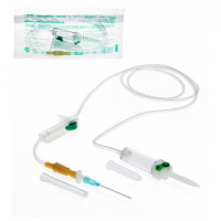 Система инфузионная для переливания SFM 0,80 х 40 - 21G, КОМПЛЕКТ 25 штук, пластиковый шип