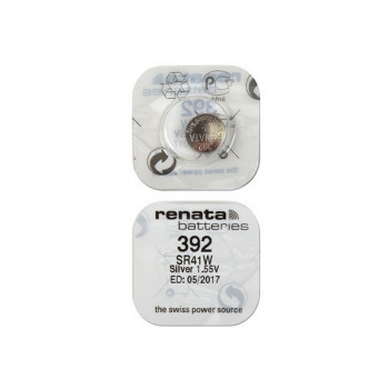 Батарейка RENATA SR41W       392 (0%Hg) Тип: S736HЦена: за 1 шт.