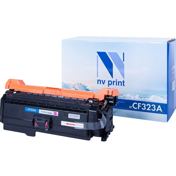 NV Print NVP-CF323AM Картридж совместимый NV-CF323A Magenta для HP Color LaserJet M680dn /  M680f /  M680z (16500k)