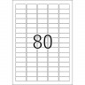 HERMA 4336 (круглые углы) Этикетки самоклеющиеся Бумажные А4, 35.6 x 16.9, цвет: Белый, клей: не перманентный (removable - обладает свойствами стикера), для печати на: струйных и лазерных аппаратах, в пачке: 25 листов/2000 этикеток