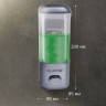 Дозатор для жидкого мыла LAIMA, НАЛИВНОЙ, 0,5 л, хром, ABS-пластик, 601793