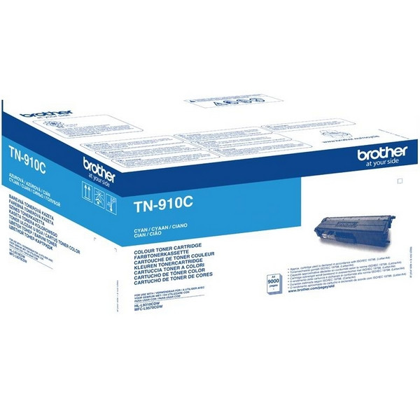 Brother TN910C Тонер-картридж TN-910C для Brother HLL9310CDW / MFCL9570CDW голубой (9000стр) (BROTHER TN910C)