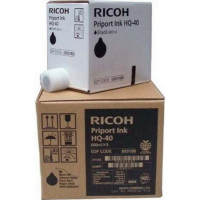 Ricoh 817225 Чернила (упаковка 5шт) чёрные для дупликатора тип HQ40 для Ricoh Priport JP4500 / DX4542 / 4545 / DD4450 (5x600 мл)
