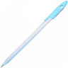 Ручка шариковая Flexoffice Candee 0,6 мм., цвет корпуса ассорти (синий, голубой, розовый, зеленый), Синяя, Комплект 50 шт. (FLEXOFFICE FO-027 BLUE BOX 50)