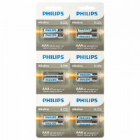 Батарейки алкалиновые КОМПЛЕКТ 2 шт. (отрывной блок) PHILIPS Entry, ААА (LR03,15 А) блистер, Б0064646