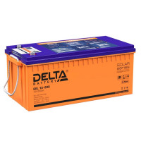 Energon Delta GEL 12-200 Аккумуляторная батарея DELTA GEL 12-200 (12В / 200Ач, Тип: AGM;Гелевый, Клемма: Болт М8, ДхШхВ: 522х239х217мм (Полная высота: 222мм), срок службы: 10-12 лет, Гарантия: 1г, вес: 64,7кг)