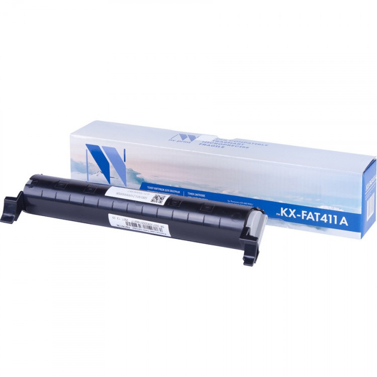 NV Print NVP-KXFAT411A Картридж совместимый NV-KX-FAT411A для Panasonic KX-MB1900RU /  MB2000RU /  MB2020RU /  MB2030RU /  MB2051RU /  MB2061RU (2000k)