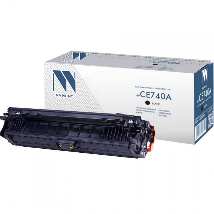 NV Print NVP-CE740ABk Картридж совместимый NV-CE740A Black для HP Color LaserJet CP5225 /  CP5225n /  CP5225dn (7000k)