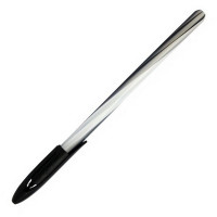Ручка шариковая Flexoffice Candee 0,6 мм., цвет корпуса черный, Черная, 1 шт. (FLEXOFFICE FO-027 BLACK 1PCS)
