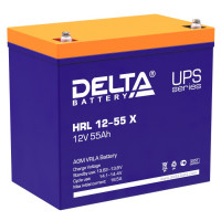 Energon Delta HRL 12-55 X Аккумуляторная батарея DELTA HRL 12-55 X (12В / 55Ач, Тип: AGM, Клемма: Болт М6, ДхШхВ: 229х138х208мм (Полная высота: 213мм), срок службы: 12 лет, Гарантия: 2г, вес: 18,2кг)
