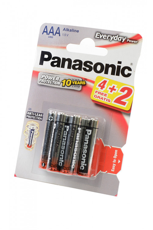 Батарейка Panasonic Everyday Power LR03EPS/6BP 4+2F LR03 4+2шт BL6 (Комплект 6 шт.)