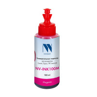 NV Print NVP-INK100M Чернила универсальные на водной основе для аппаратов Epson (100 ml) Magenta