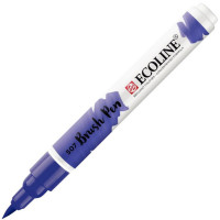Маркер акварельный Royal Talens Ecoline Brush Pen, художественный, кисть, цвет 507 ультрамарин фиолетовый (Royal Talens 11505070)