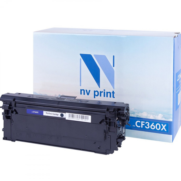NV Print NVP-CF360XBk Картридж совместимый NV-CF360X Black для HP Color LaserJet M552dn /  M553dn /  M553n /  M553x /  M577dn /  M577f /  M577c (12500k)