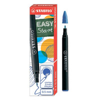 Стержень для роллера STABILO EASYoriginal, M/0,5мм, синий, комплект 3 шт в коробке (STABILO 6890/041)