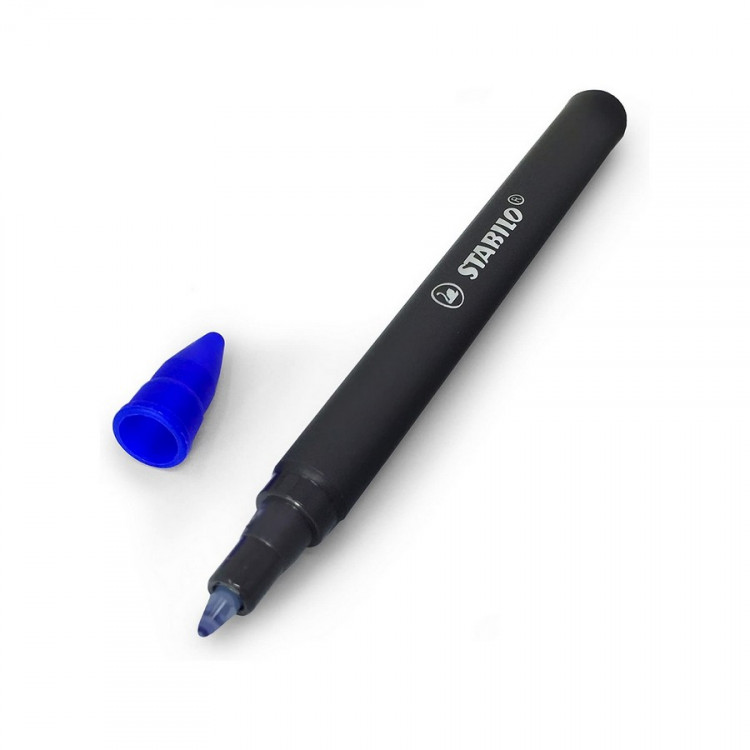 Стержень для роллера STABILO EASYoriginal, M/0,5мм, синий, комплект 3 шт в коробке (STABILO 6890/041)
