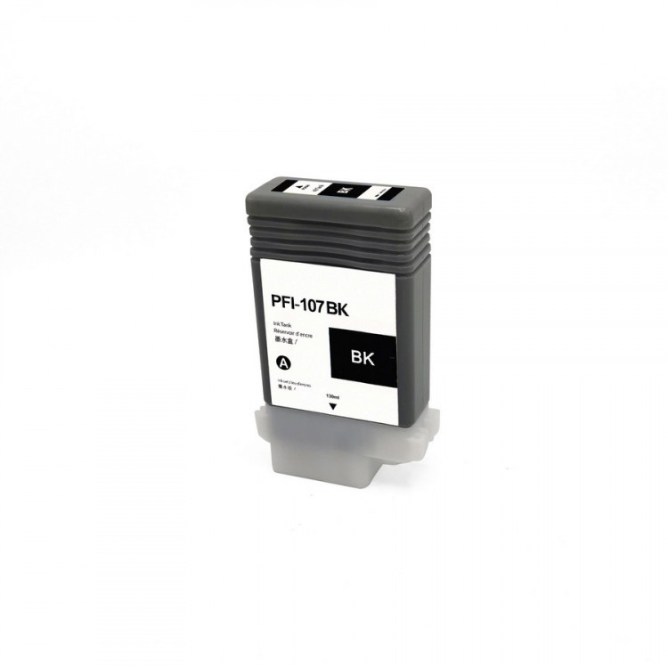 NV Print NVP-6705B001 Струйный картридж PFI-107BK (NV-6705B001) Black для Canon imagePROGRAF iPF670 / 680 / 770 (130 мл) совместимый