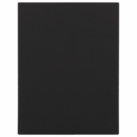 Холст на подрамнике черный BRAUBERG ART CLASSIC, 50х60см, 380 г/м, хлопок, мелкое зерно, 191652