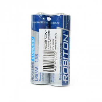 Батарейка ROBITON STANDARD LR6 SR2 (Комплект 2 шт.) Тип: LR6Цена: за комплект