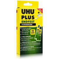 Клей эпоксидный UHU Plus Endfest 90 min, двухкомпонентный сверхпрочный, 163 гр. (UHU 45720/45630) Дата пр-ва 03/2014 год Уценка, без гарантии