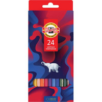 Набор цветных карандашей Koh-I-Noor Элефант, 24 цвета (Koh-I-Noor 3554024036KS)