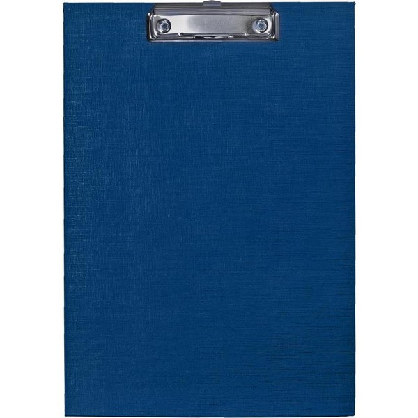 Планшет Attache A4 картон, ПВХ, металлический прижим, синий (Attache 560091)