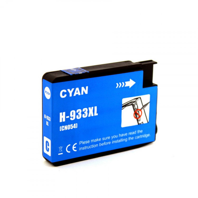 NV Print NVP-CN054AE Струйный картридж 933XLC (NV-CN054AE) Cyan для HP Officejet 6100, 6600, 6700, 7110, 7510, 7610, 7612 (825 стр) совместимый