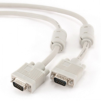 Кабель VGA для монитора, KVM, сигнальный, D-sub DB15m-DB15m, экранированный, 1.8м (Buro RD-CAB016S-06) Кабель для подключения монитора или проектора со входом VGA к системному блоку или ноутбуку с выходом VGA