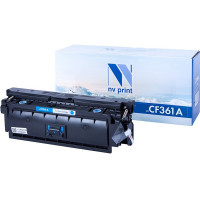 NV Print NVP-CF361AC Картридж совместимый NV-CF361A Cyan для HP Color LaserJet M552dn /  M553dn /  M553n /  M553x /  M577dn. M577f /  M577c (5000k)