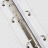 Тетрадь на кольцах А5 (180х220 мм), 120 листов, под кожу, клетка, BRAUBERG 