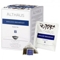 Чай ALTHAUS "English Breakfast" черный, 15 пирамидок по 2,75 г, ГЕРМАНИЯ, TALTHL-P00001