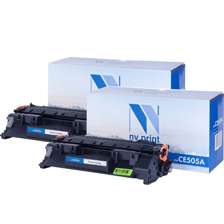 NV Print NVP-CE505A-SET2 Картридж совместимый NV-CE505A-SET2 для HP P2035 /  P2035n /  P2055 /  P2055d /  P2055dn /  P2055d (2300k) (2 шт)