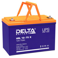 Energon Delta HRL 12-75 X Аккумуляторная батарея DELTA HRL 12-75 X (12В / 75Ач, Тип: AGM, Клемма: Болт М6, ДхШхВ: 258х166х210мм (Полная высота: 215мм), срок службы: 12 лет, Гарантия: 2г, вес: 23,8кг)